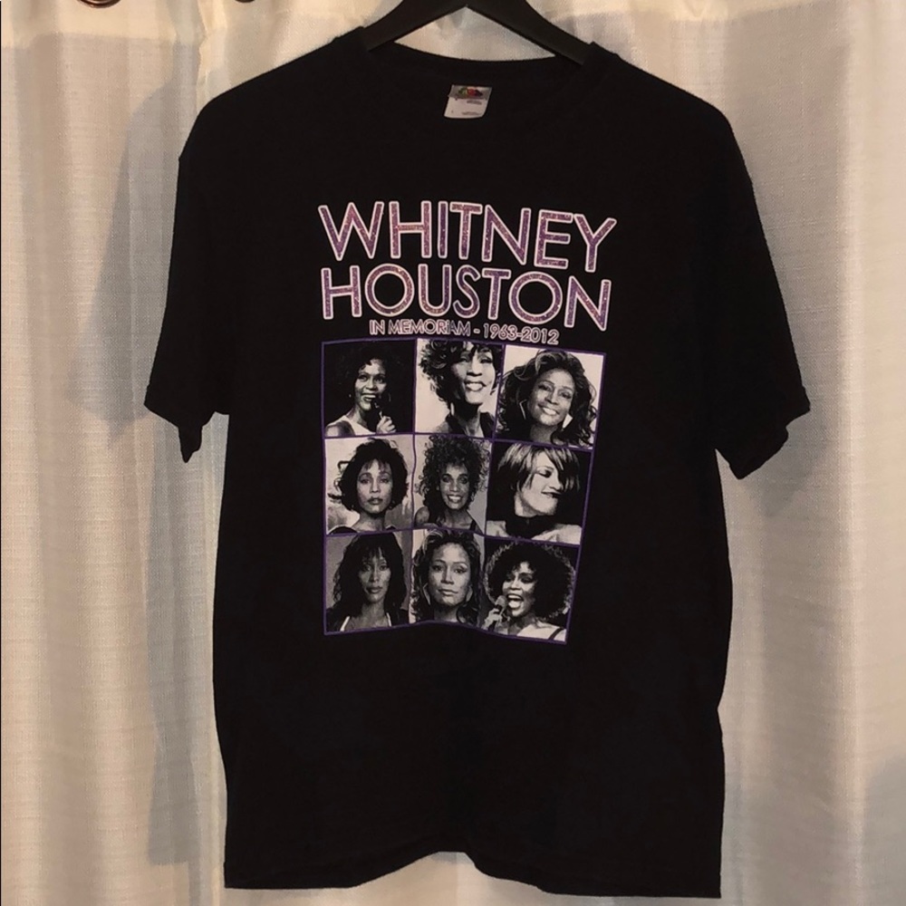 Whitney Houston T-shirt In Memoriam- 1963-2012